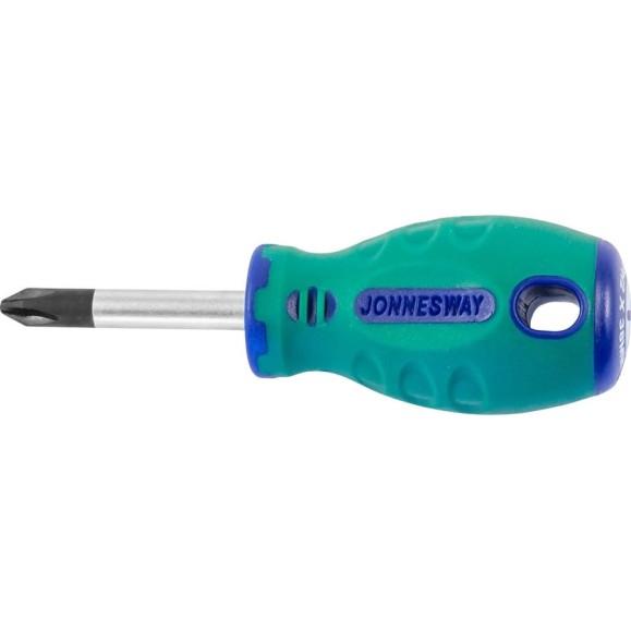 Стержневая крестовая отвертка Jonnesway D71P238 ANTI-SLIP GRIP, PH2x38 мм 49952 Стержневая крестовая отвертка Jonnesway D71P238 ANTI-SLIP GRIP, PH2x38 мм 49952