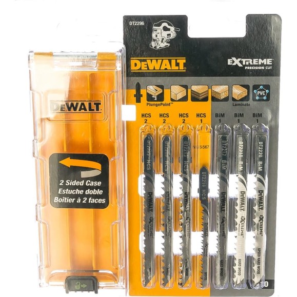 Набор пилок 10 шт. DEWALT DT 2296 Набор пилок 10 шт. DEWALT DT 2296