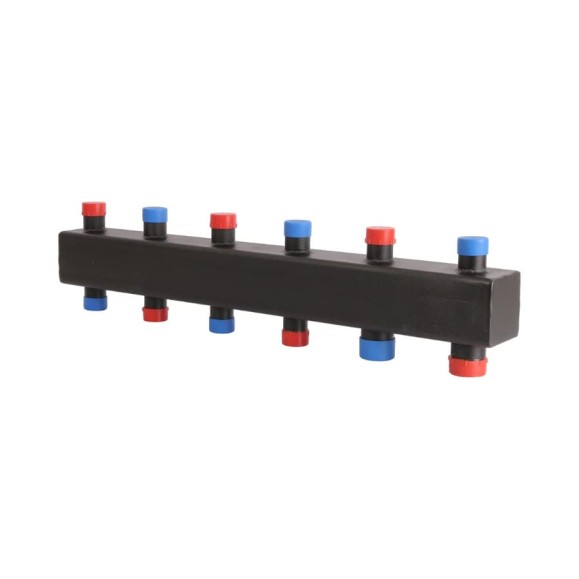 Коллектор ROMMER 3/5 отопительных контура, 1х1 1/4 RDG-0016-004035 RG008T2Q21Q3AD