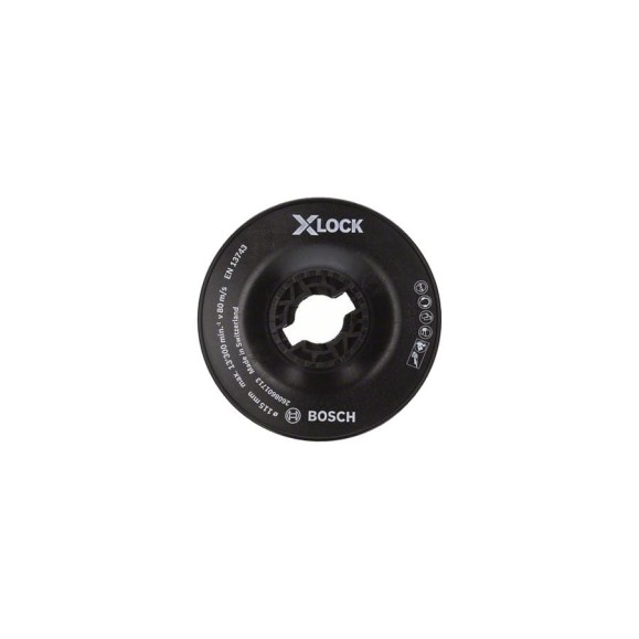 Тарелка опорная жесткая X-LOCK с зажимом (115 мм) Bosch 2608601713 Тарелка опорная жесткая X-LOCK с зажимом (115 мм) Bosch 2608601713