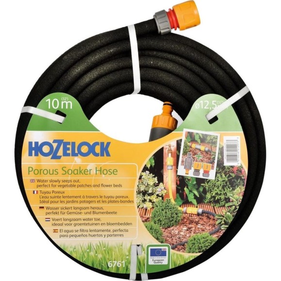 Пористый шланг для полива с коннекторами Hozelock 6761 1/2", 10 м 6761P3600 Пористый шланг для полива с коннекторами Hozelock 6761 1/2", 10 м 6761P3600