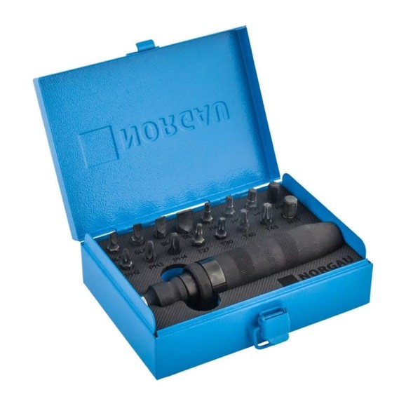 Набор бит с ударной отверткой NORGAU тип NK1900-018 1/2" 062493018 Набор бит с ударной отверткой NORGAU тип NK1900-018 1/2" 062493018