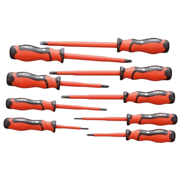 Набор отверток NEO Tools 1000 В, 9 шт. 04-260 Набор отверток NEO Tools 1000 В, 9 шт. 04-260