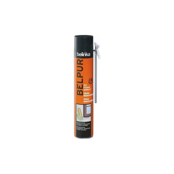 Монтажная пена Belinka Belpur PU foam Spray 750мл 45800 Монтажная пена Belinka Belpur PU foam Spray 750мл 45800