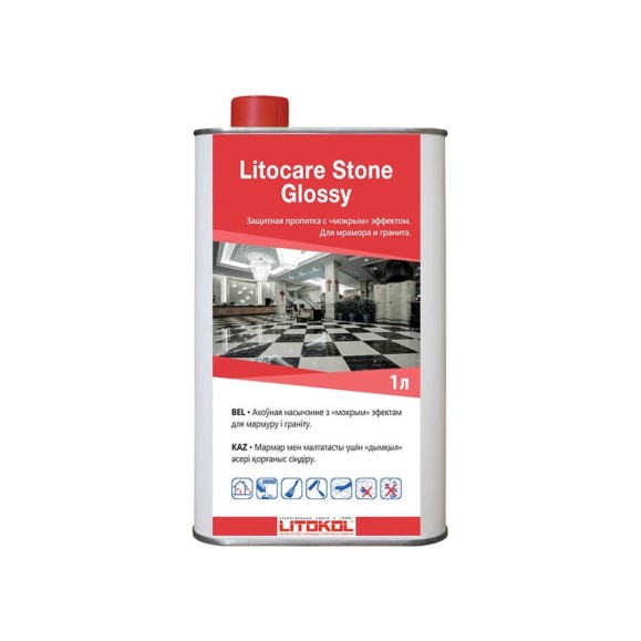 Защита мрамора LITOKOL LITOCARE STONE GLOSSY с мокрым эффектом 1 L 479880002 Защита мрамора LITOKOL LITOCARE STONE GLOSSY с мокрым эффектом 1 L 479880002