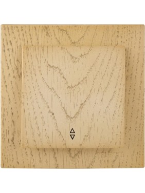 Выключатель NILSON 1СП проходной клен Touran wood 24281007