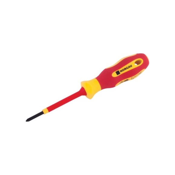 Крестовая диэлектрическая отвертка NORGAU PH0х60 мм, тип N171-PH0x60 067073201 Крестовая диэлектрическая отвертка NORGAU PH0х60 мм, тип N171-PH0x60 067073201