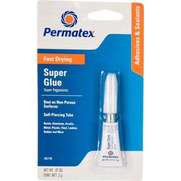 Супер клей PERMATEX СУПЕР ПЕГА 2 гр. 82190 Супер клей PERMATEX СУПЕР ПЕГА 2 гр. 82190