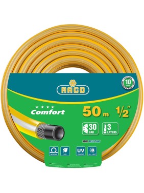 Поливочный армированный 3-х слойный шланг Raco COMFORT 1/2"x50м 40303-1/2-50_z01 Поливочный армированный 3-х слойный шланг Raco COMFORT 1/2"x50м 40303-1/2-50_z01