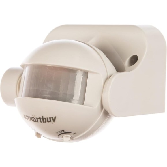 Инфракрасный датчик движения Smartbuy настенный 1200Вт, до 12м, IP44 sbl-ms-009