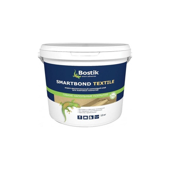Клей для ковролина BOSTIK SMARTBOND TEXTILE 12 кг 50024472 Клей для ковролина BOSTIK SMARTBOND TEXTILE 12 кг 50024472