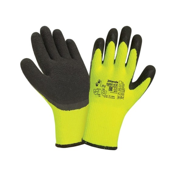 Утепленные перчатки 2Hands acrylic 7G/latex foam 0455 ICE -11 Утепленные перчатки 2Hands acrylic 7G/latex foam 0455 ICE -11