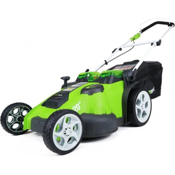 Аккумуляторная газонокосилка Greenworks Twin Force G40LM49DB 2500207 Аккумуляторная газонокосилка Greenworks Twin Force G40LM49DB 2500207
