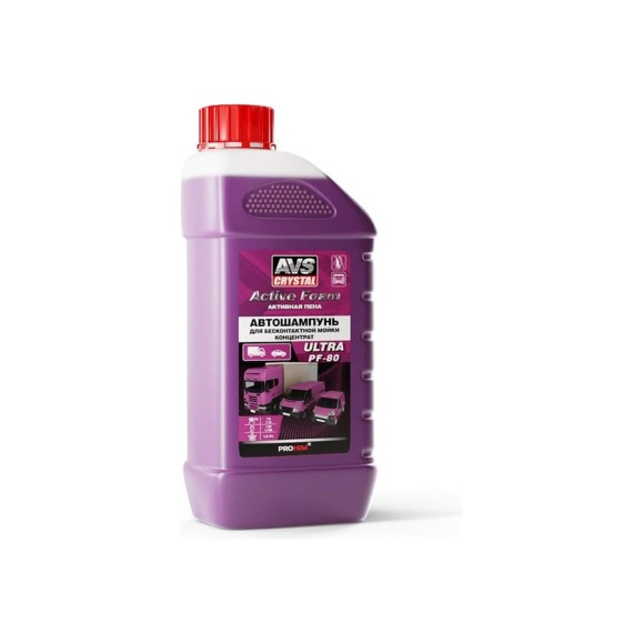Автошампунь ULTRA PF-80 для бесконтактной мойки Active Foam 1:8-12 1 л AVS A40099S Автошампунь ULTRA PF-80 для бесконтактной мойки Active Foam 1:8-12 1 л AVS A40099S