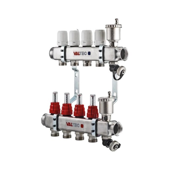 Коллекторная группа Valtec 1x11 выходов евроконус 3/4 Коллекторная группа Valtec 1x11 выходов евроконус 3/4