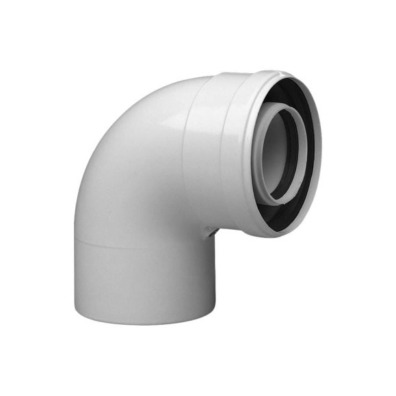 Коаксиальный отвод Baxi полипропиленовый 87° D 110/160 мм HT KHG714100010 KUG71413361- Коаксиальный отвод Baxi полипропиленовый 87° D 110/160 мм HT KHG714100010 KUG71413361-