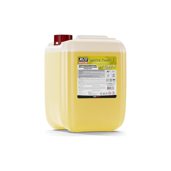 Автошампунь OPTIMUM PF-10 для бесконтактной мойки Active Foam 1:1 20 кг AVS A07535S Автошампунь OPTIMUM PF-10 для бесконтактной мойки Active Foam 1:1 20 кг AVS A07535S