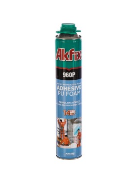 Клей-пена для пенополистирола и пенопласта Akfix 960P, 900 гр. FA009