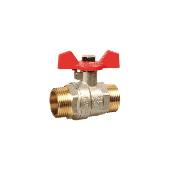 Шаровой кран Terma RED 3/4 н/н бабочка 26125 Шаровой кран Terma RED 3/4 н/н бабочка 26125
