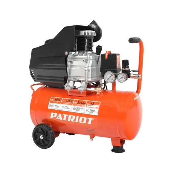Компрессор Patriot EURO 24/240 525306365 Компрессор Patriot EURO 24/240 525306365