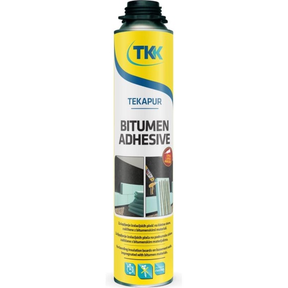 Пена-клей для теплоизоляции, для битумных покрытий ТКК Tekapur Bitumen Adhesive 46524 Пена-клей для теплоизоляции, для битумных покрытий ТКК Tekapur Bitumen Adhesive 46524
