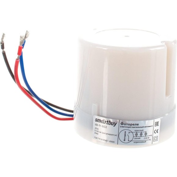Фотореле Smartbuy, 20А 4400Вт IP44 sbl-fr-602