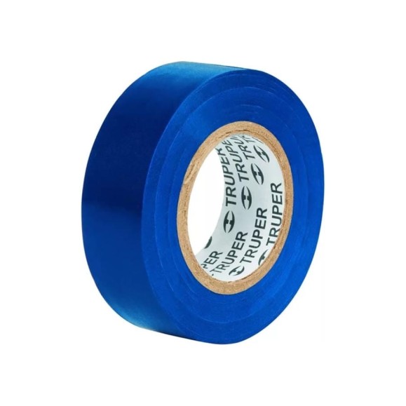 Изолента Truper акрил, 9 м, ширина 19 мм, синяя M-22Z 13514