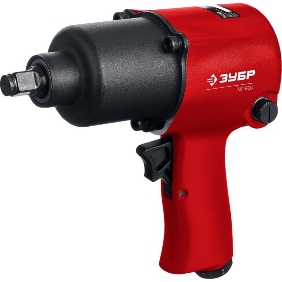 Ударный пневматический гайковерт ЗУБР МГ-600 1/2", 600 Нм 64280 Ударный пневматический гайковерт ЗУБР МГ-600 1/2", 600 Нм 64280