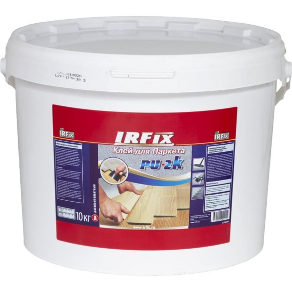 Двухкомпонентный клей для паркета IRFIX PU 2K 10 кг 40003 Двухкомпонентный клей для паркета IRFIX PU 2K 10 кг 40003