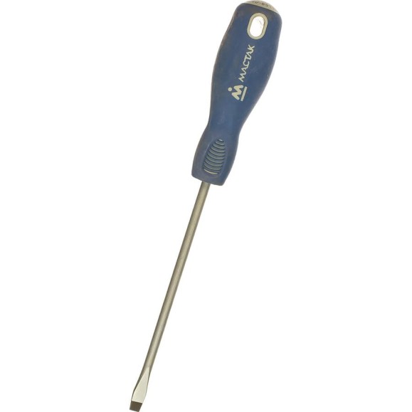 Шлицевая отвертка (Slotted, 6.5х150 мм, держатель) МАСТАК 040-65150H Шлицевая отвертка (Slotted, 6.5х150 мм, держатель) МАСТАК 040-65150H