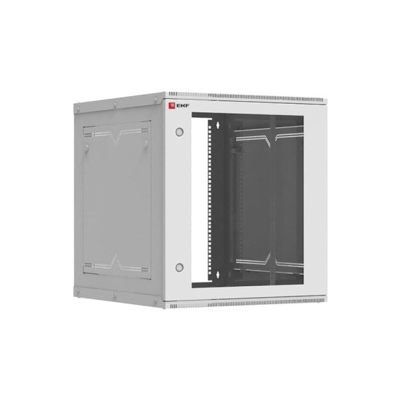 Телекоммуникационный настенный шкаф EKF 12U 600х650 дверь стекло, Astra серия PROxima ITB12G650D