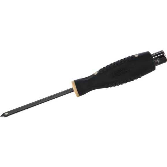 Крестовая силовая магнитная отвертка Rockforce RF-70220100(26230) Крестовая силовая магнитная отвертка Rockforce RF-70220100(26230)