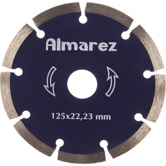 Диск отрезной алмазный Кирпич/блок (125х22.23 мм) Almarez 304125 Диск отрезной алмазный Кирпич/блок (125х22.23 мм) Almarez 304125