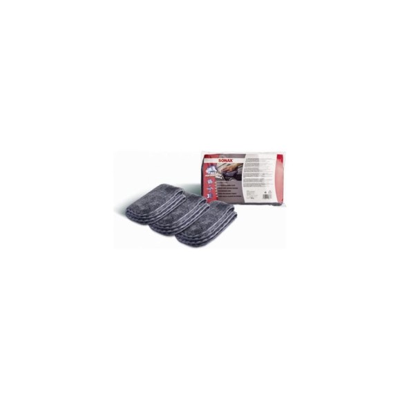 Мягкая микрофибра SONAX ProfiLine 1300г/м2 комплект 3 штуки 450441 Мягкая микрофибра SONAX ProfiLine 1300г/м2 комплект 3 штуки 450441