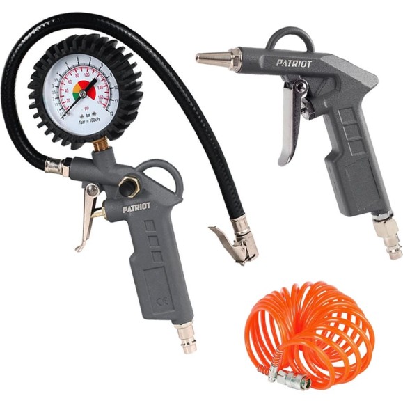 Набор пневмоинструмента PATRIOT KIT 3C 830901065 Набор пневмоинструмента PATRIOT KIT 3C 830901065