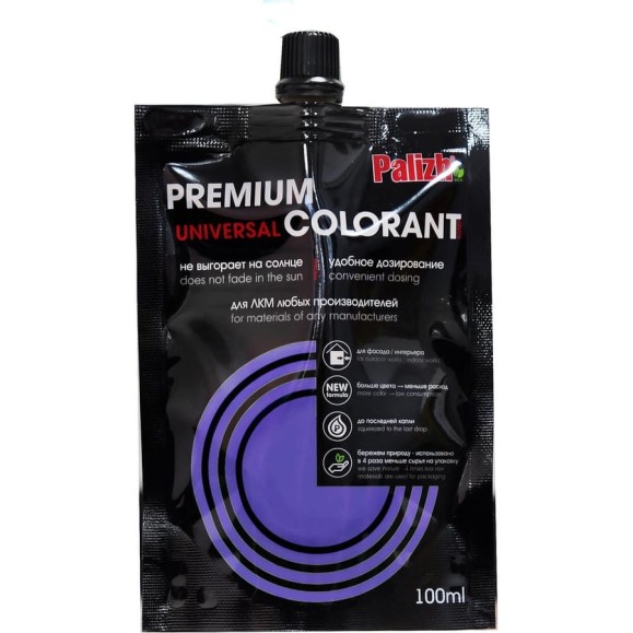 Колер PALIZH №2027 PREMIUM фасад 0,1л индиго 11605797 Колер PALIZH №2027 PREMIUM фасад 0,1л индиго 11605797