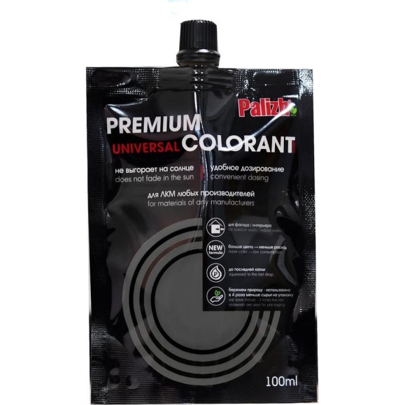 Колер PALIZH №2031 PREMIUM фасад 0,1л нуар 11605798 Колер PALIZH №2031 PREMIUM фасад 0,1л нуар 11605798