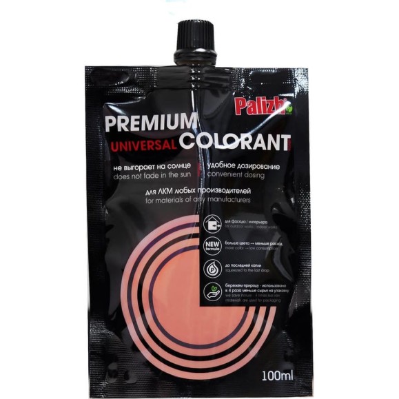 Колер PALIZH №2013 PREMIUM фасад 0,1л терракота 11605789 Колер PALIZH №2013 PREMIUM фасад 0,1л терракота 11605789