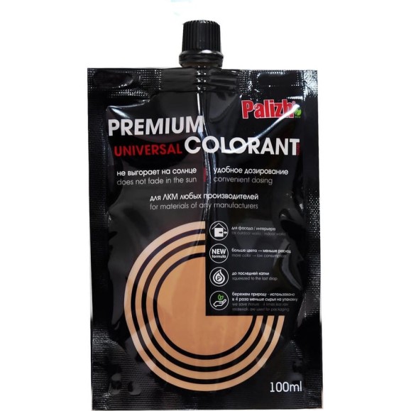 Колер PALIZH №2003 PREMIUM фасад 0,1л корица 11605782 Колер PALIZH №2003 PREMIUM фасад 0,1л корица 11605782