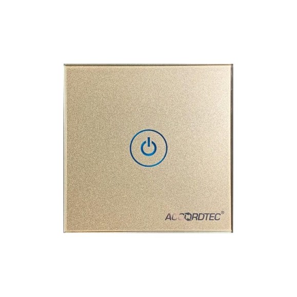 Врезная сенсорная кнопка выхода ACCORDTEC AT-H02P LED AT-01697