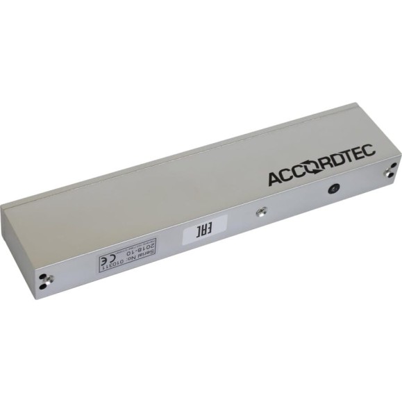 Электромагнитный замок ACCORDTEC ML-350AL 350 кг, 12V DC, 0.5A, 285x49x27.5, офисный дизайн, планка АС5003993 AT-02371 Электромагнитный замок ACCORDTEC ML-350AL 350 кг, 12V DC, 0.5A, 285x49x27.5, офисный дизайн, планка АС5003993 AT-02371