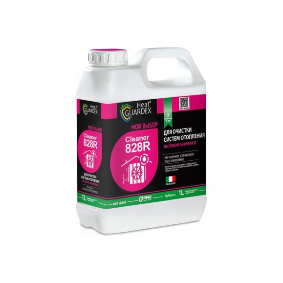 Реагент для очистки систем отопления на антифризе HeatGUARDEX Cleaner 828R 3031828010 Реагент для очистки систем отопления на антифризе HeatGUARDEX Cleaner 828R 3031828010