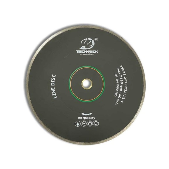 Диск алмазный сплошной по граниту LINE DISC (350х32/25.4 мм) TECH-NICK 041000380 Диск алмазный сплошной по граниту LINE DISC (350х32/25.4 мм) TECH-NICK 041000380