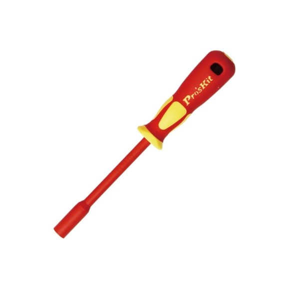 Торцевая диэлектрическая отвертка ProsKit SD-800-M8.0 1000В М8.0х125 С00036962 Торцевая диэлектрическая отвертка ProsKit SD-800-M8.0 1000В М8.0х125 С00036962