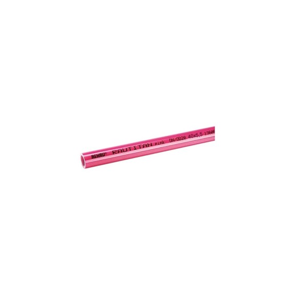 Труба REHAU RAUTITAN pink+, 40x5.5, штанга 6 м