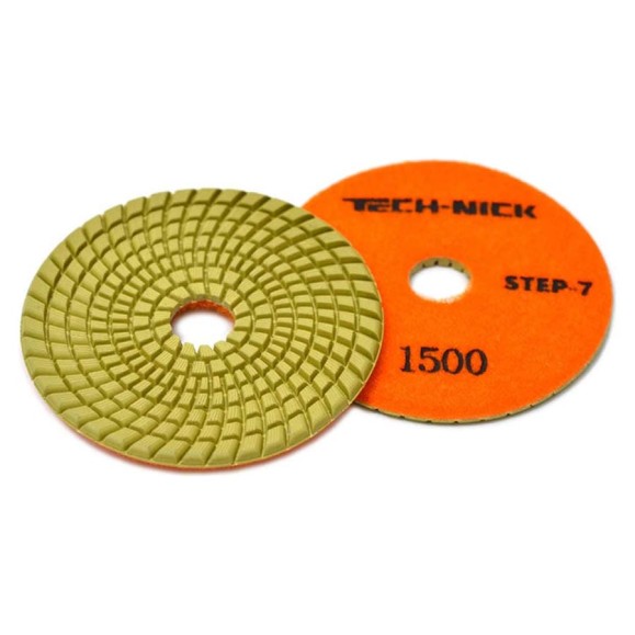 Круг алмазный гибкий шлифовальный АГШК STEP 7 (100x3.5 мм; Р1500) TECH-NICK 111120011