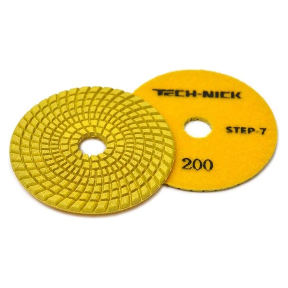 Круг алмазный гибкий шлифовальный АГШК STEP 7 (100x3.5 мм; Р200) TECH-NICK 111120008