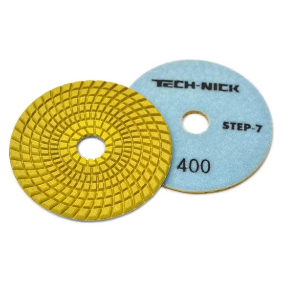 Круг алмазный гибкий шлифовальный АГШК STEP 7 (100x3.5 мм; Р400) TECH-NICK 111120009