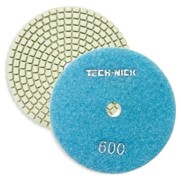 Круг алмазный гибкий шлифовальный АГШК WHITE NEW (100x2.5 мм; Р600) TECH-NICK 128.120.7357 Круг алмазный гибкий шлифовальный АГШК WHITE NEW (100x2.5 мм; Р600) TECH-NICK 128.120.7357