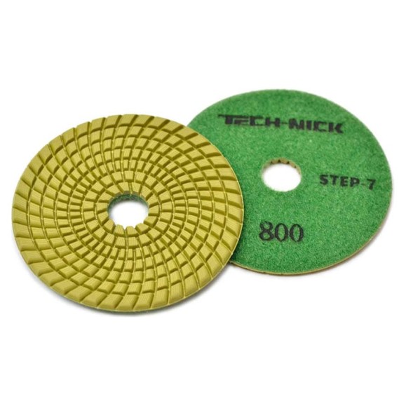 Круг алмазный гибкий шлифовальный АГШК STEP 7 (100x3.5 мм; Р800) TECH-NICK 111120010